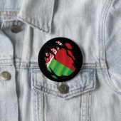 Wit-Rusland gescheurde vlag Ronde Button 7,6 Cm (In situ)