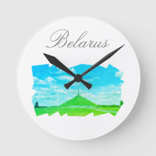 Wit-Rusland Heuvel der Glorie Wandklok Ronde Klok