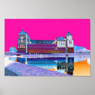 Wit-Rusland Kasteel van Mir Architectuur Natuur Po Poster