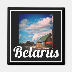 Wit-Rusland Landschapsmagnet voor landelijke archi Magneet
