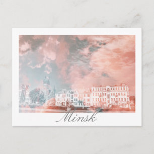 Wit-Rusland Minsk Architectuur Ansichtkaart Briefkaart