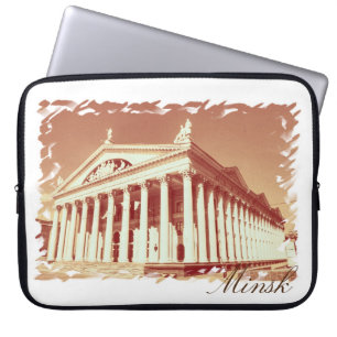Wit-Rusland Minsk Architectuur Laptop Hoes Deksel