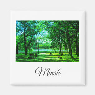 Wit-Rusland Minsk Park Life Cityscape Natuur Magne Magneet