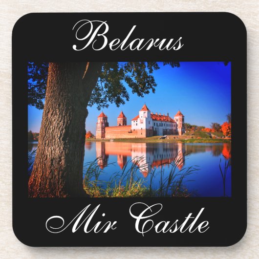Wit-Rusland Mir Castle Architecture Natuur Onderze Bier Onderzetter (Voorkant)