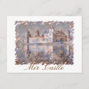 Wit-Rusland Mir Kasteel Architectuur Ansichtkaart Briefkaart