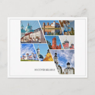 Wit-Rusland Mir Kasteel Architectuur Collage Ansic Briefkaart