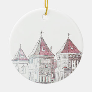 Wit-Rusland Mir Kasteel Architectuur Keramisch Ornament