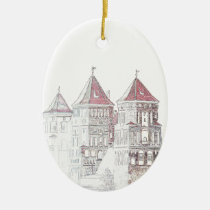 Wit-Rusland Mir Kasteel Architectuur Keramisch Ornament