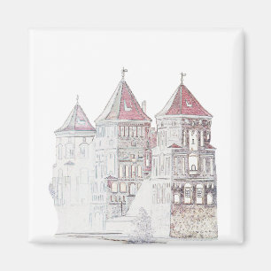 Wit-Rusland Mir Kasteel Architectuur Magneet