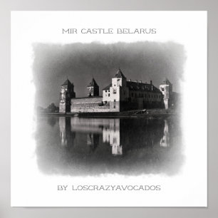 Wit-Rusland Mir Kasteel Architectuur Natuur Poster