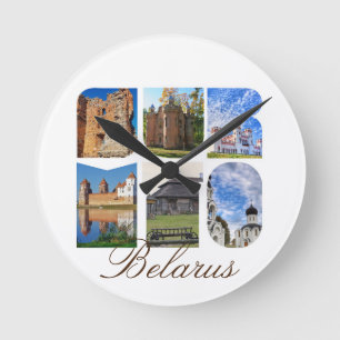 Wit-Rusland Mir Kasteel Architectuur Wandklok Ronde Klok