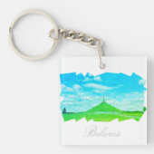 Wit-Rusland Mond van de Architectuur van de Glory Sleutelhanger (Voorkant)