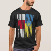 Wit-Rusland Oekraïne Wit-Russische Oekraïense hame T-shirt (Voorkant)