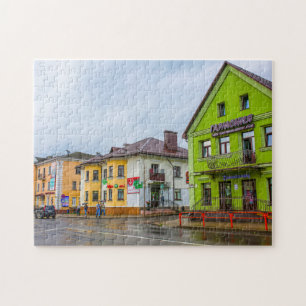 Wit-Rusland Slonim Architecture Landscape City Str Legpuzzel