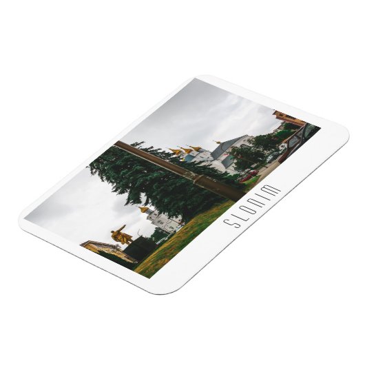 Wit-Rusland Slonim City Town Uitzicht Architecture Magneet (Linkerzijde)