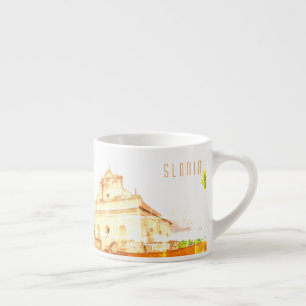 Wit-Rusland Slonim Great Synagogue Architecture Espresso Kop