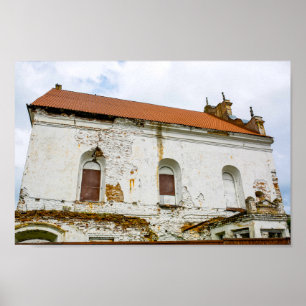 Wit-Rusland Slonim Great Synagogue Architecture Poster