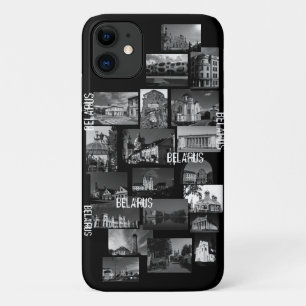 Wit-Rusland Steden Architectuur Collage iPhone 11 Hoesje