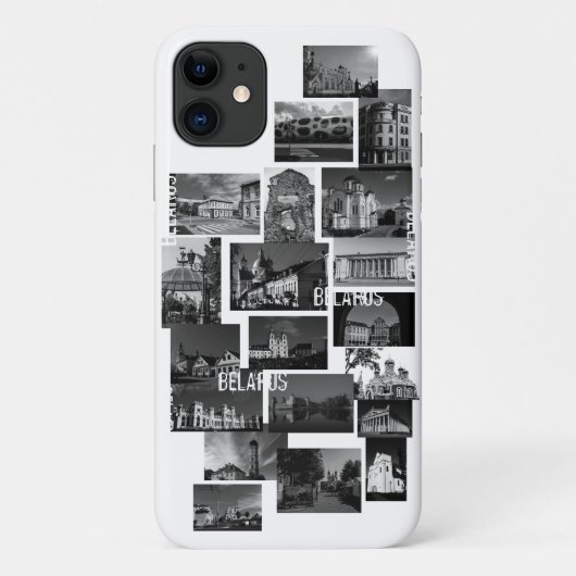 Wit-Rusland Steden Architectuur Collage iPhone 11 Case-Mate iPhone Case (Achterkant)