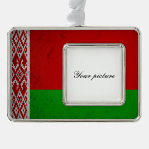 Wit-Rusland Verzilverd Kader Ornament