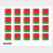 Wit-Rusland Vlag Sticker (Vel)
