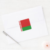 Wit-Rusland Vlag Sticker (Envelop)