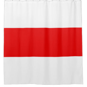 Wit-Rusland vlag symbool rode witte revolutie Douchegordijn