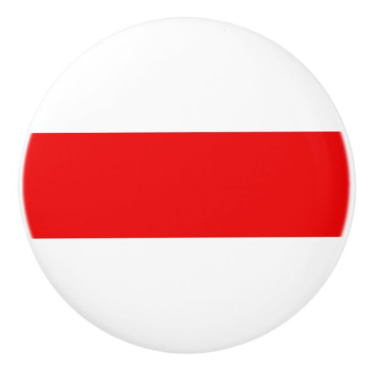 Wit-Rusland vlag symbool rode witte revolutie Keramische Knop (Voorkant)