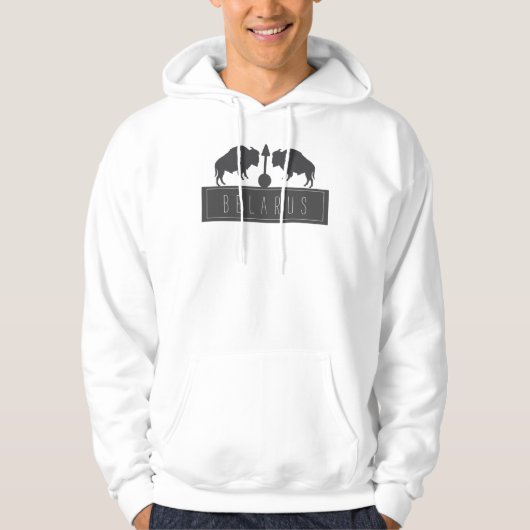 Wit-Rusland Wit-Rusland Wit-Russisch BietлЗбреуMin Hoodie (Voorkant)