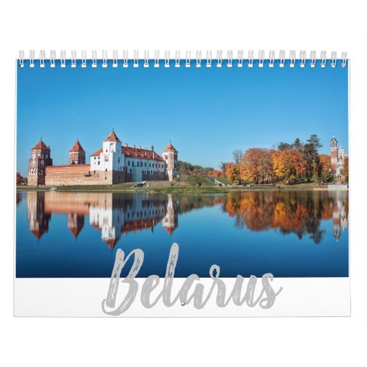 Wit-Russisch architectuurlandschap Natuur kalender (Hoes)