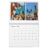 Wit-Russisch architectuurlandschap Natuur kalender (Feb 2026)