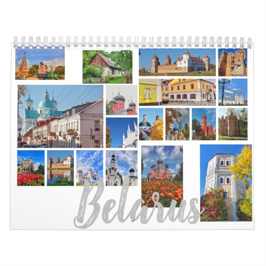 Wit-Russisch architectuurlandschap Natuur kalender (Hoes)