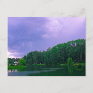 Wit-Russisch Botanisch Garden Park Cityscape Briefkaart