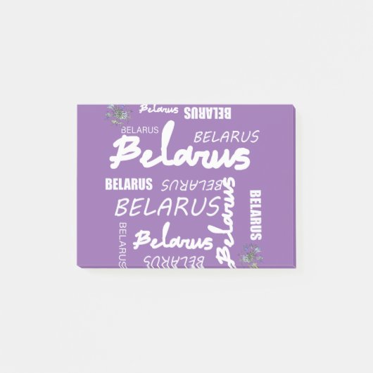 Wit-Russisch Nationaal Korenbloem Post-it® Notes (Voorkant)