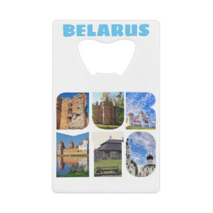 Wit-Russische architectuur Bottle Opener voor coll Kredietkaart Flessenopener