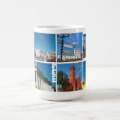 Wit-Russische architectuur Cityscape Collage Koffiemok (Center)