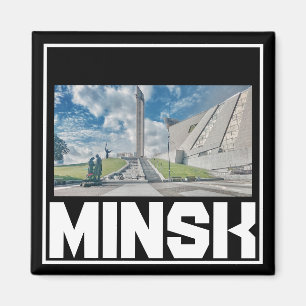 Wit-Russische architectuur Cityscape Magnet Magneet