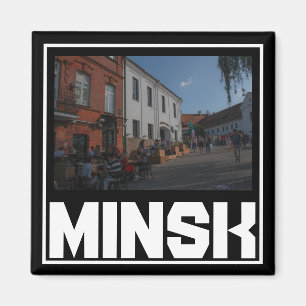 Wit-Russische architectuur Cityscape Magnet Magneet