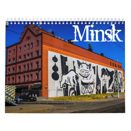 Wit-Russische architectuur Graffiti М и к Kalender (Hoes)