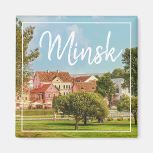 Wit-Russische Architectuur Minsk Stad Magneet