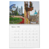 Wit-Russische landschapsarchitectuurstraten Kalender (Feb 2026)