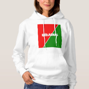 Wit-Russische Nationale Vlaggenkleuren Hoodie