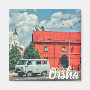 Wit-Russische Orsha Architectuur Red Mill Magnet Magneet