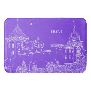Wit-Russische roodno Cityscape City Castle Archite Badmat