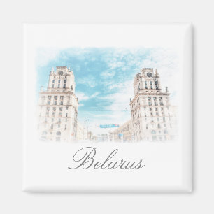 Wit-Russische stadsarchitectuur Magnet Magneet