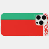 Wit-Russische vlag  Case-Mate iPhone Case (Achterkant (horizontaal))
