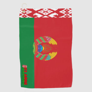 Wit-Russische vlag Golfhanddoek