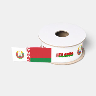 Wit-Russische vlag Grosgrain Lint