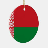Wit-Russische vlag Keramisch Ornament (Rechts)