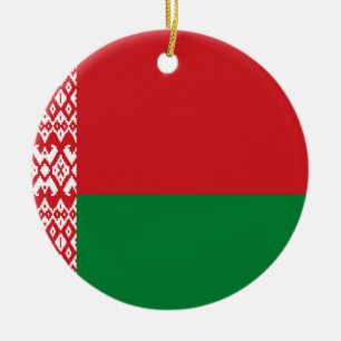Wit-Russische vlag Keramisch Ornament